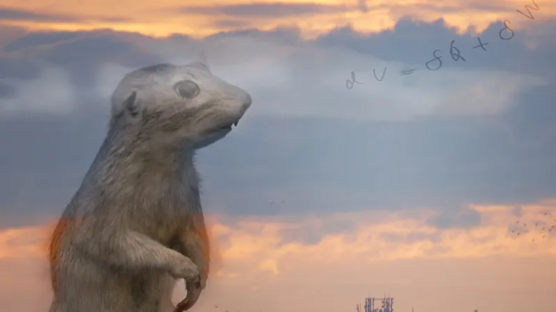 Ilustrace z knihy Straka v říši entropie