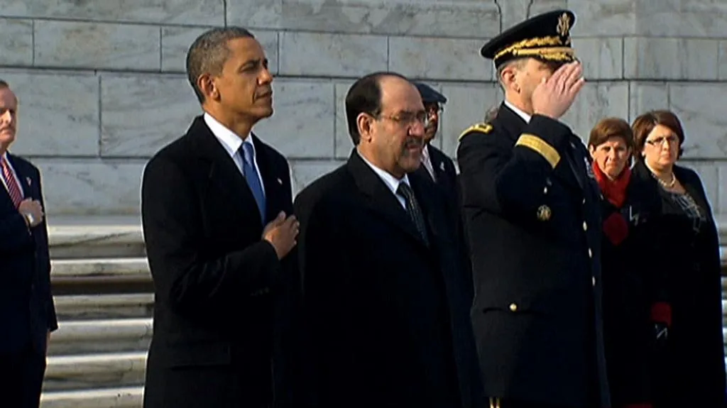 Obama s iráckým premiérem