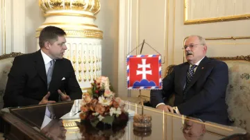 Robert Fico a Ivan Gašparovič