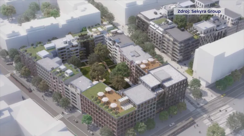 Smíchovská nová čtvrť, jejíž ulice by mohla nést jméno Karla Gotta