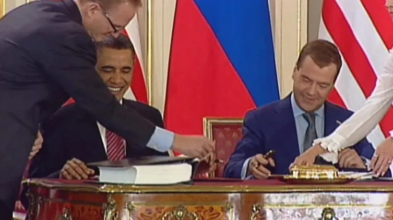 Pražský podpis smlouvy Start