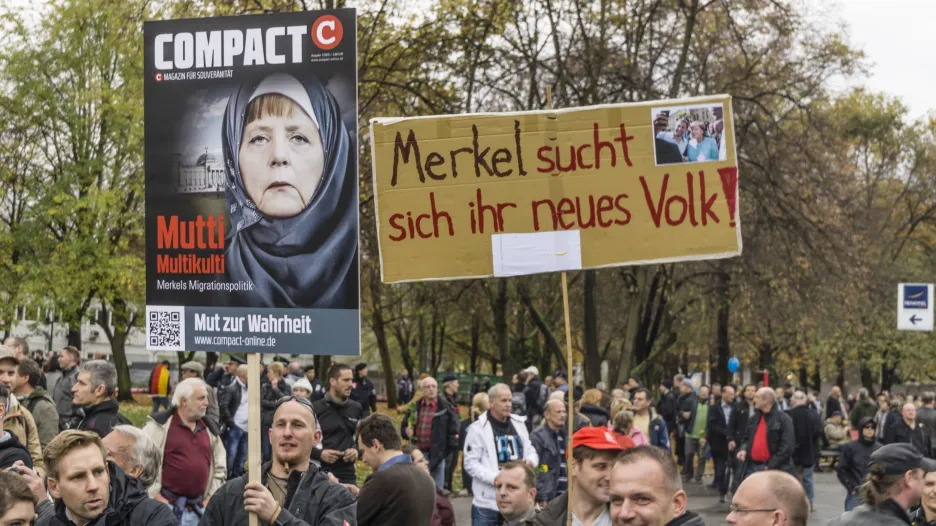 Demonstrace v Berlíně