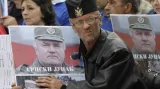 Protesty na podporu Ratka Mladiče