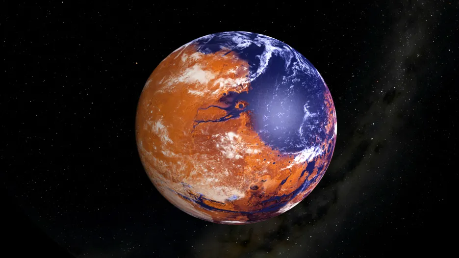 Mars: Modrá nebo hnědá planeta?