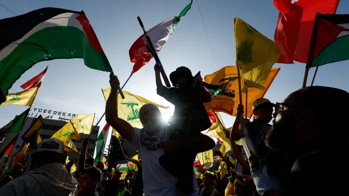 Příznivci Hizballáhu v Libanonu