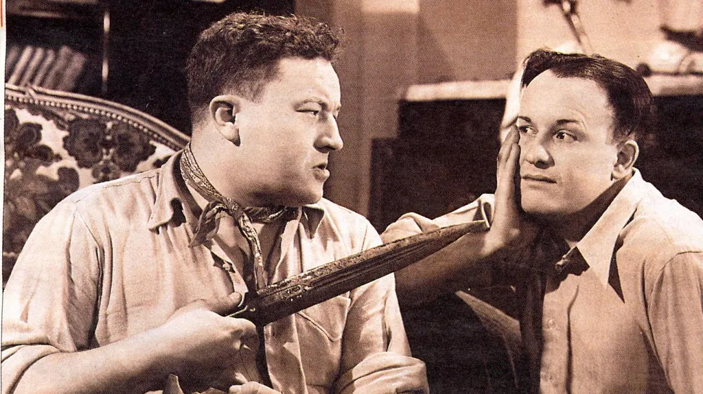 Jan Werich a Jiří Voskovec