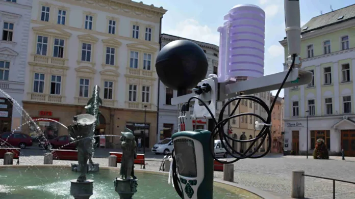 Měření tepelné pohody v Olomouci