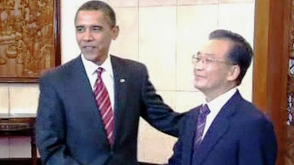 Barack Obama a Wen Ťia-pao