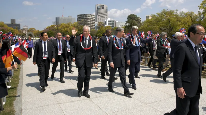 John Kerry navštívil památník v Hirošimě
