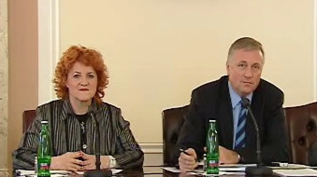 Vlasta Parkanová a Mirek Topolánek