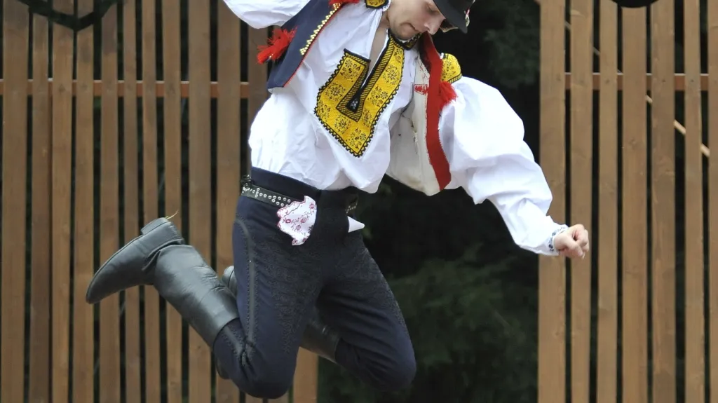 Finále soutěže o nejlepšího tanečníka slováckého verbuňku