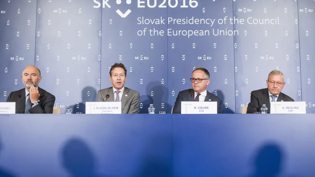 Ministři financí eurozóny v Bratislavě