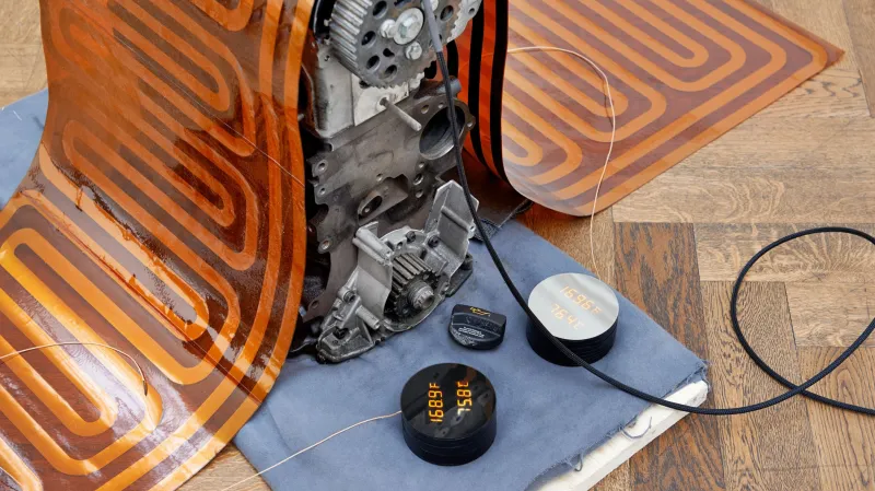 Z výstavy Síť. Gradient. Opilecký krok