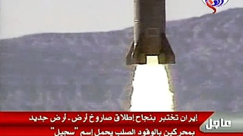 Zkouška íránské rakety