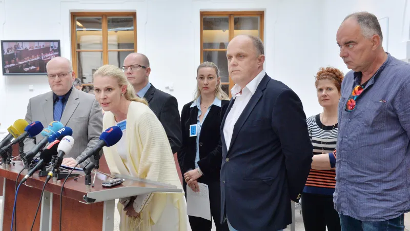 Z tiskové konference o audiovizi