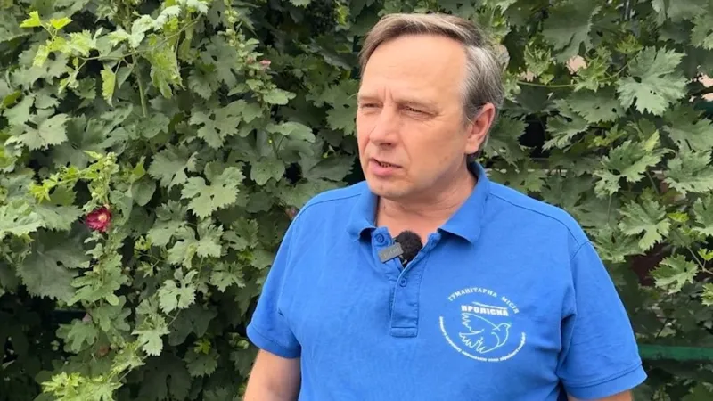 Jevhen Tkačov, zástupce humanitární mise Proliska
