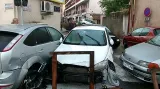 Azurové pobřeží zasáhla bouře