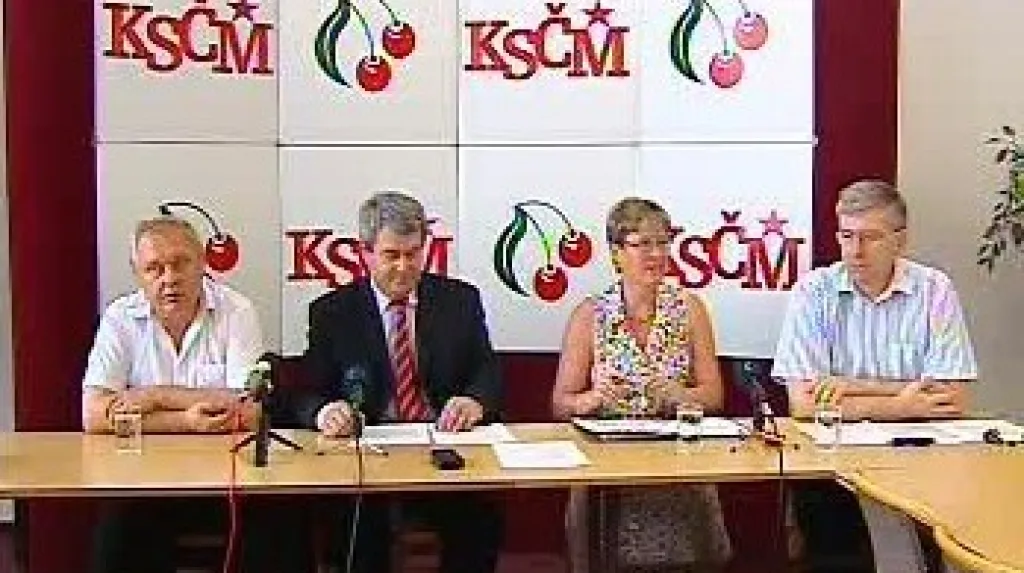 Tisková konference KSČM