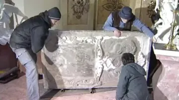 vzácný náhrobek z Kelče