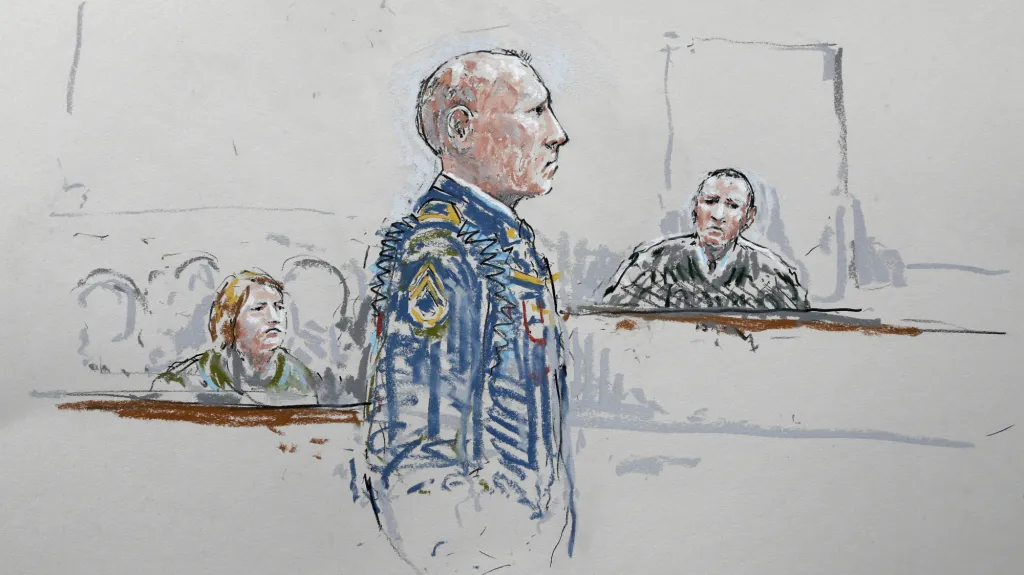 Robert Bales před soudem