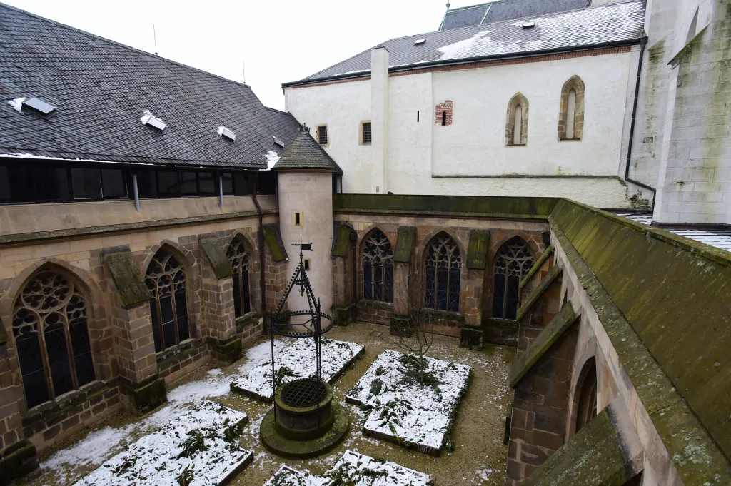 Vznik románského biskupského paláce, dříve známého jako Přemyslovský palác, souvisí s výstavbou kostela sv. Václava, který založil na počátku 12. století olomoucký kníže Svatopluk