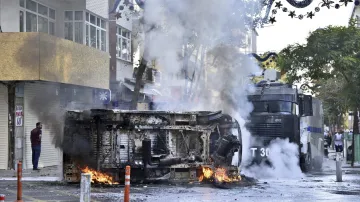 Protesty Kurdů v Turecku