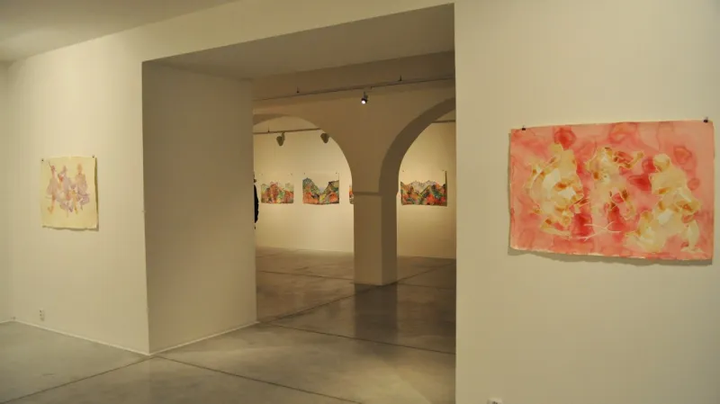 Z výstavy Tomáše Císařovského v Lounech