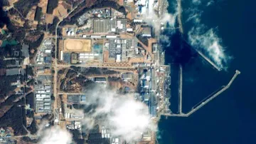 Záběry jaderné elektrárny Fukušima