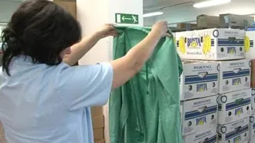 ložní prádlo pro kyjovskou nemocnici