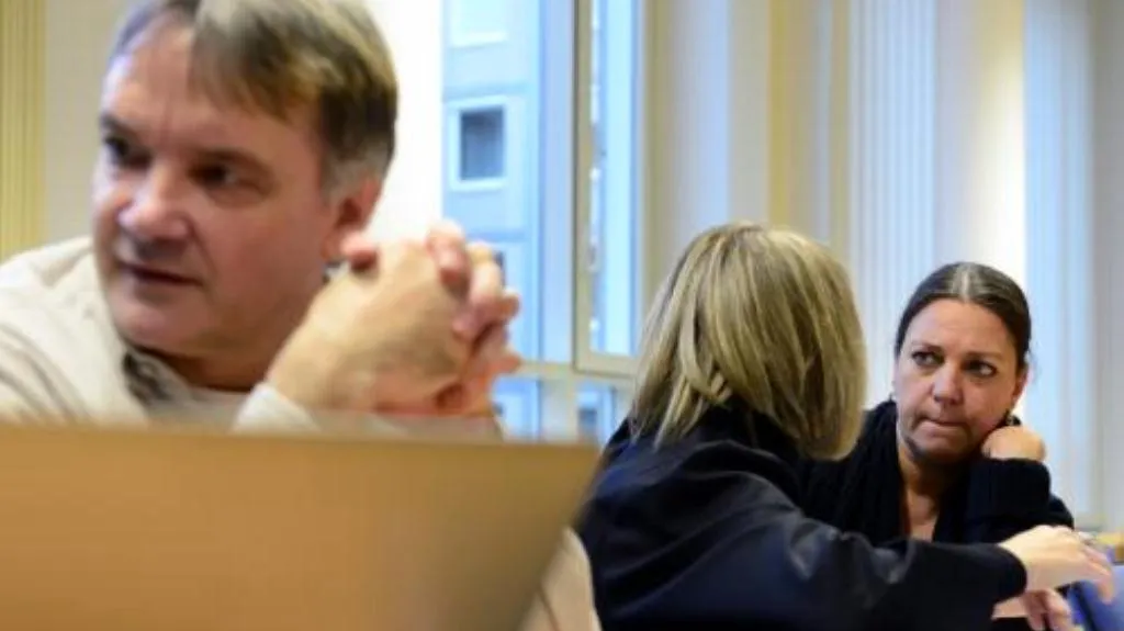 Obžalovaná dvojice u soudu