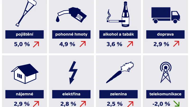 Meziroční změny v cenách v květnu 2018
