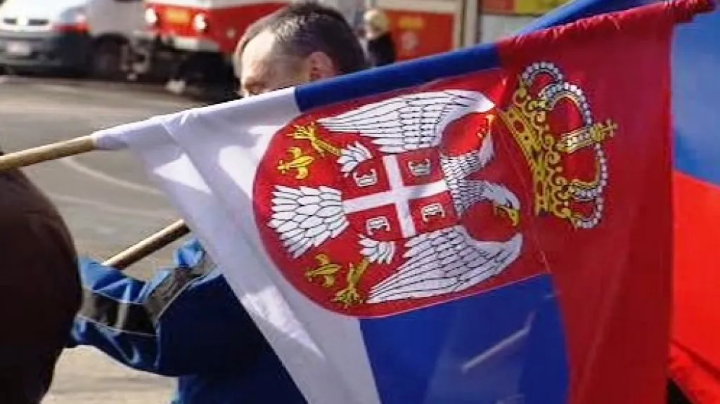 Srbská vlajka