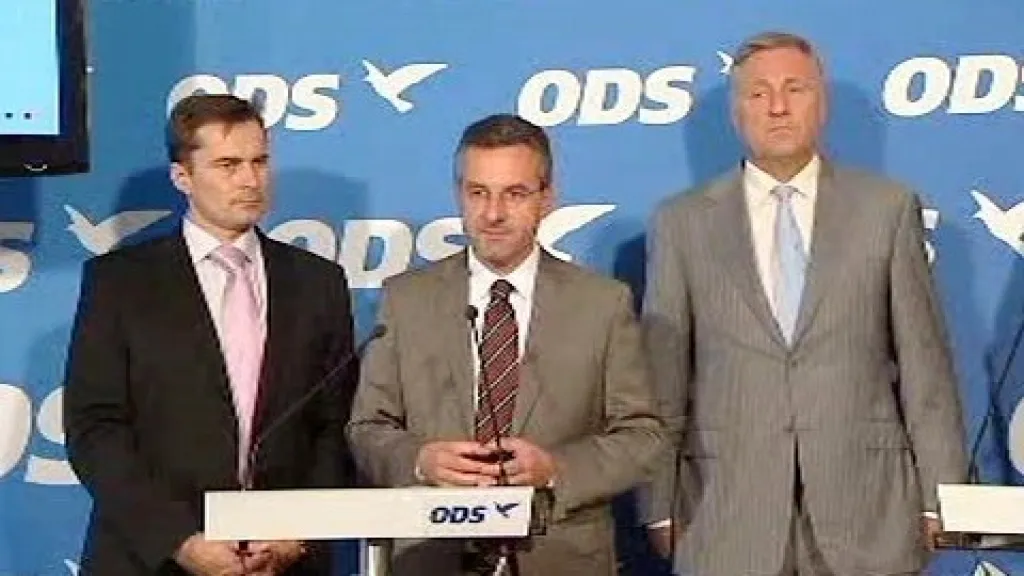 Tisková konference ODS