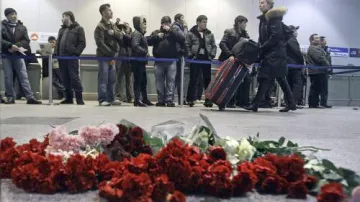 Smutek na letišti Domodědovo