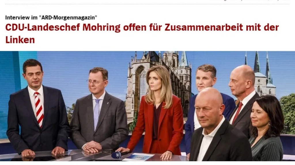 Spiegel o volbách v Durynsku