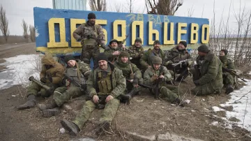 Ukrajinské Debalceve po bojích