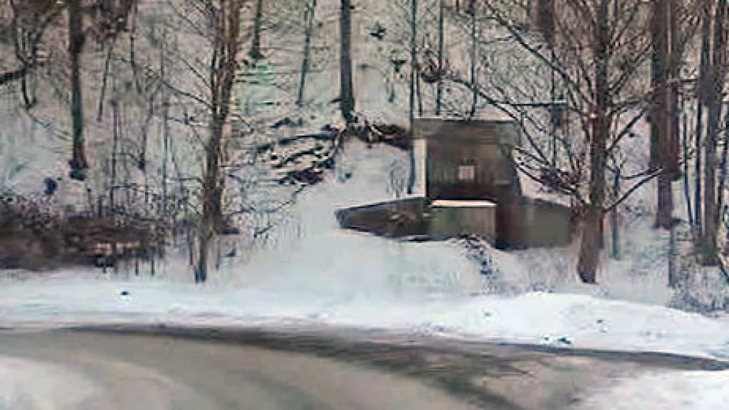 Místo vjezdu do tunelu