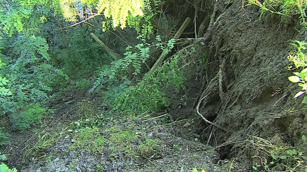 Sesuv svahu v Bulharech