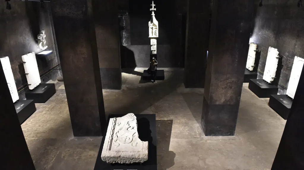 Lapidárium v bývalých vodojemech pod Špilberkem