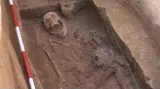 Hrob langobardského válečníka u Kyjova