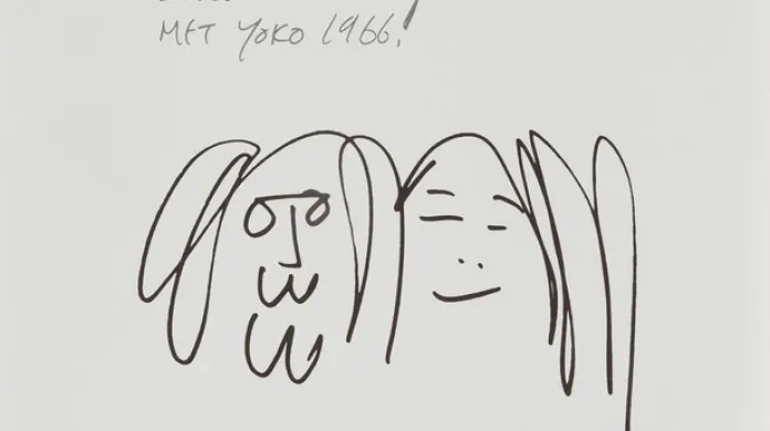 Kresba Johna Lennona