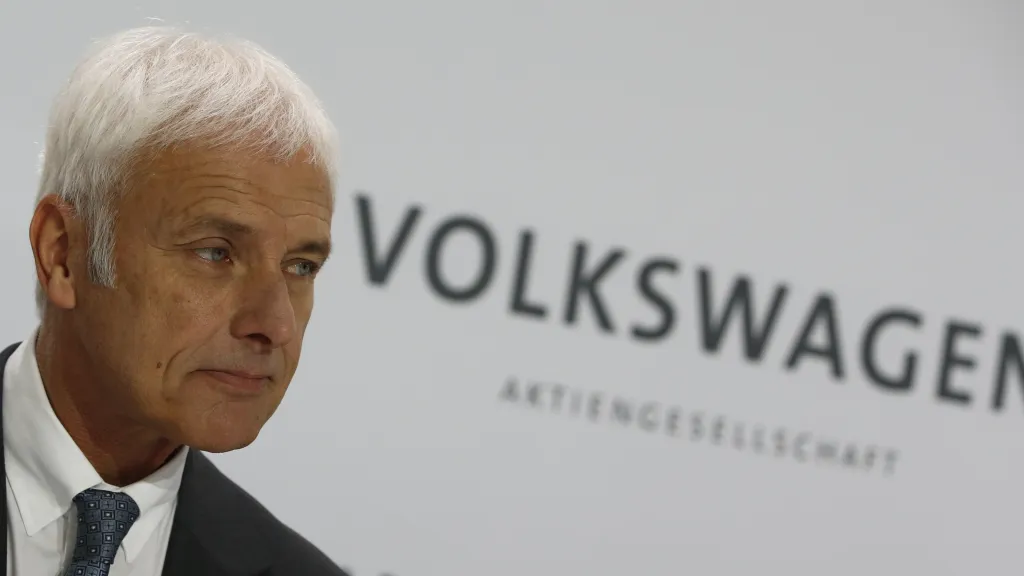 Generální ředitel Volkswagenu Matthias Müller