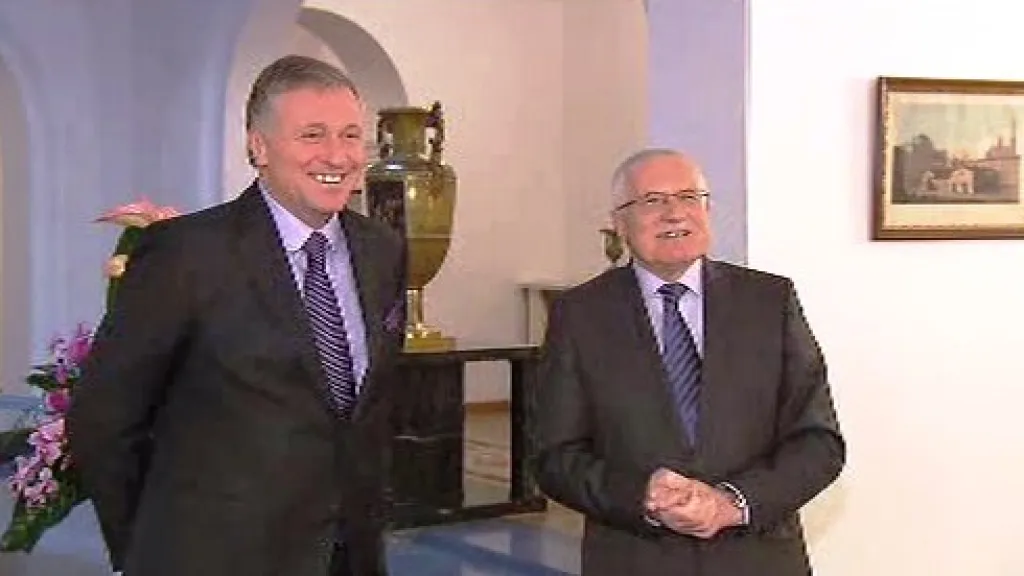 Mirek Topolánek a Václav Klaus