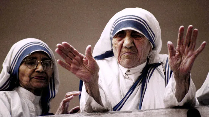 Matka Tereza na snímku z roku 1997