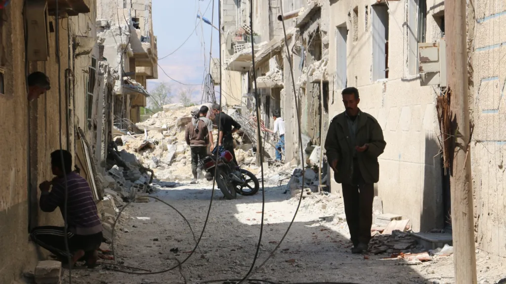 Dajr As-Sáfír po náletu syrských sil