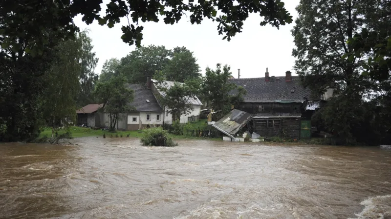 Řeka Smědá v Raspenavě