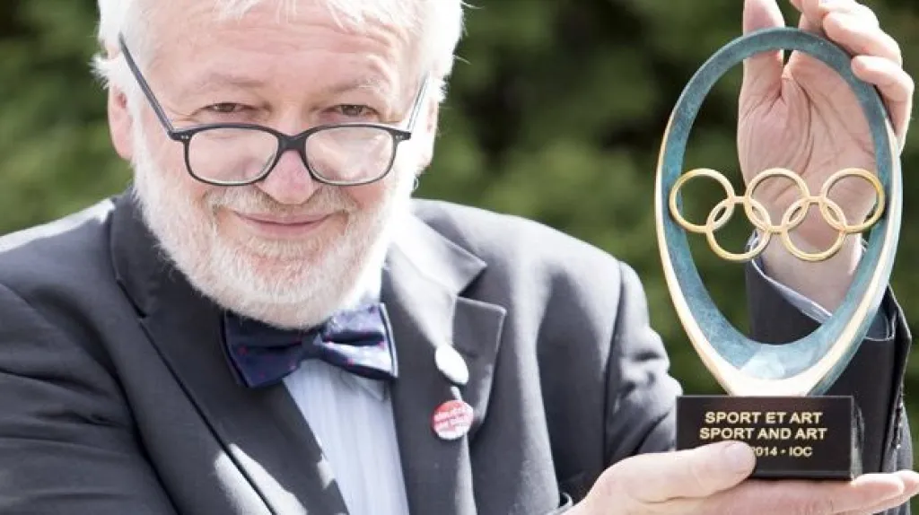 Rostislav Švácha s Cenou Mezinárodního olympijského výboru