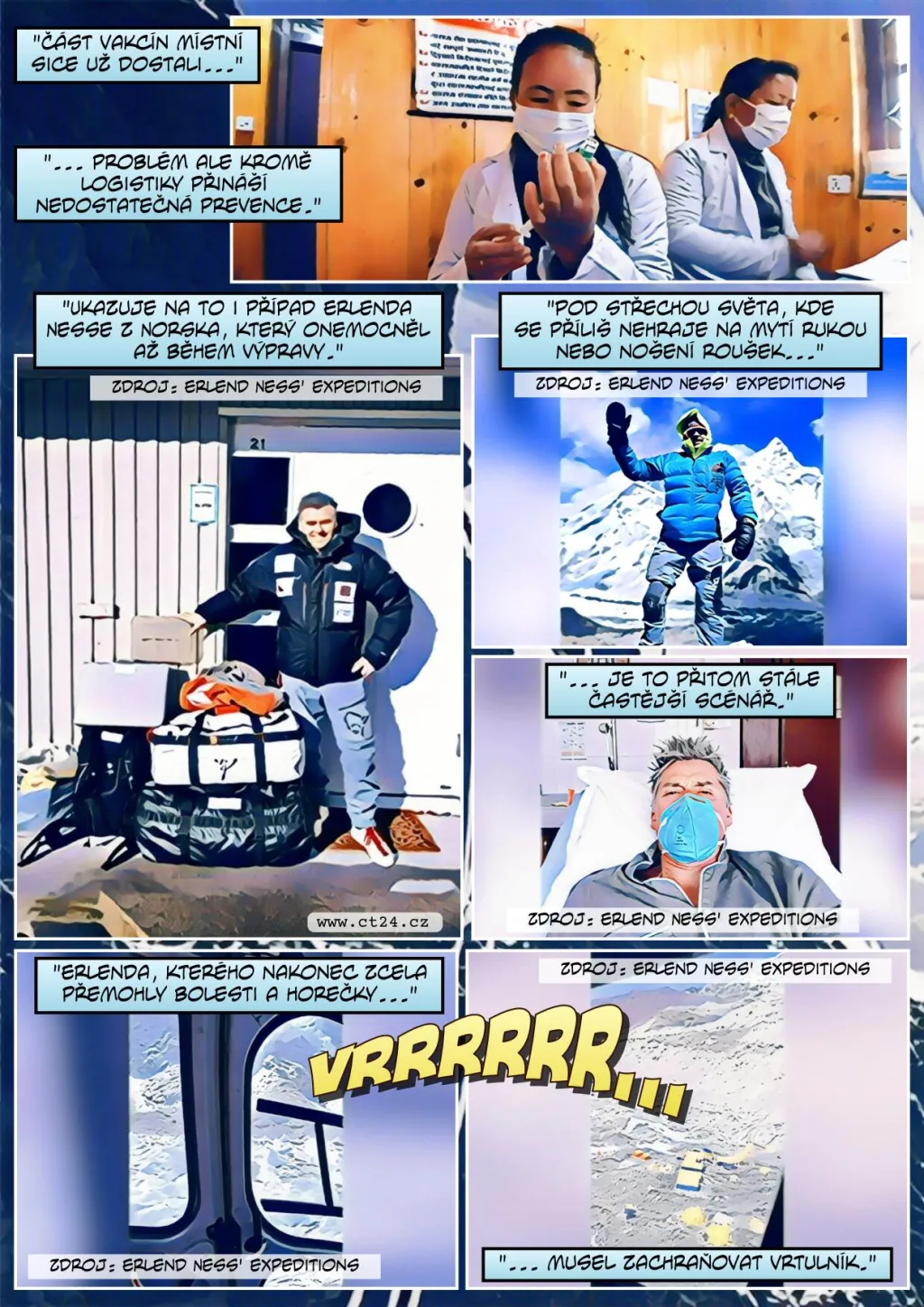 Koronavirus na nejvyšší hoře světa