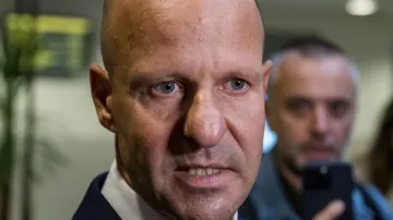 Petr Hlubuček u soudu (25. září 2025)