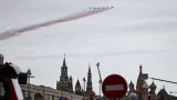 Vojenská přehlídka v Moskvě v Den vítězství